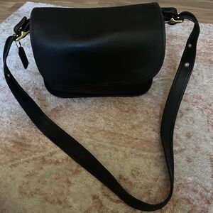 Vintage leather Patricia legacy Coach bag Black Leather Cashin Carry Classic